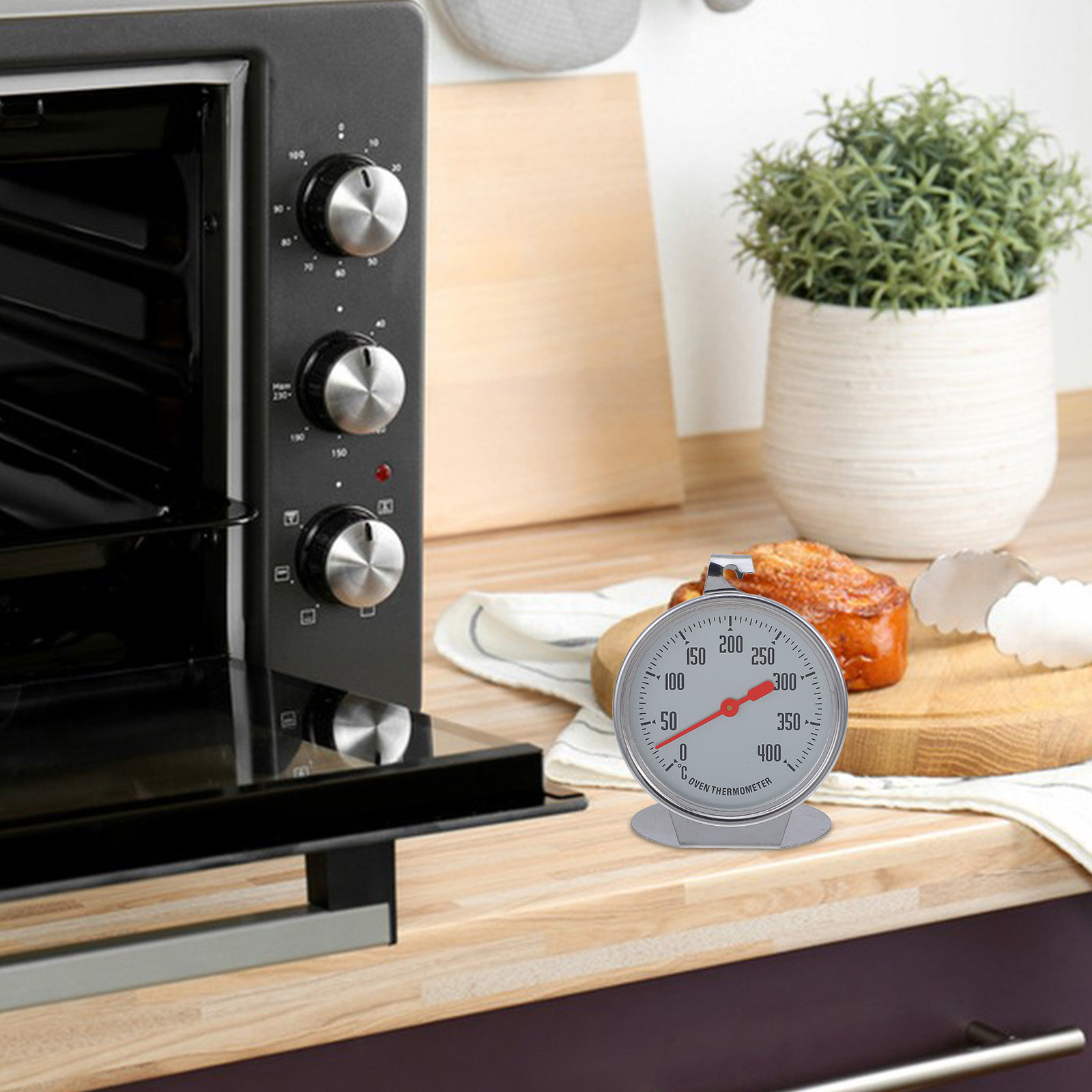Home Cooking Reading - Oventhermometer met grote wijzerplaat, gemaakt van