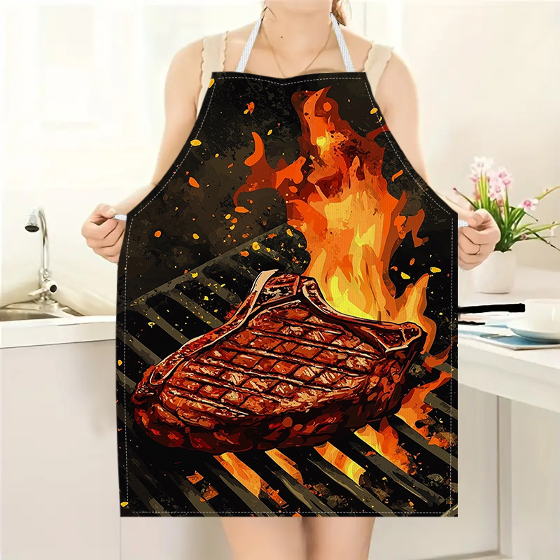 Home Cooking Ideas - 1 stks BBQ Steak Schort met
