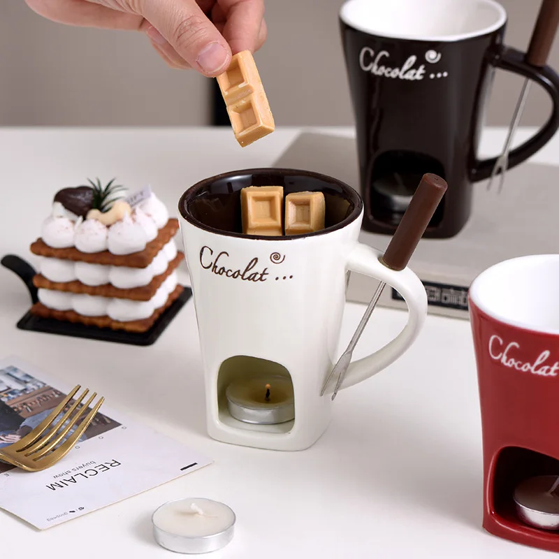 Chocoladefonduekop, smeltkopje - Fondue Pot Ceramic recensie en prijs