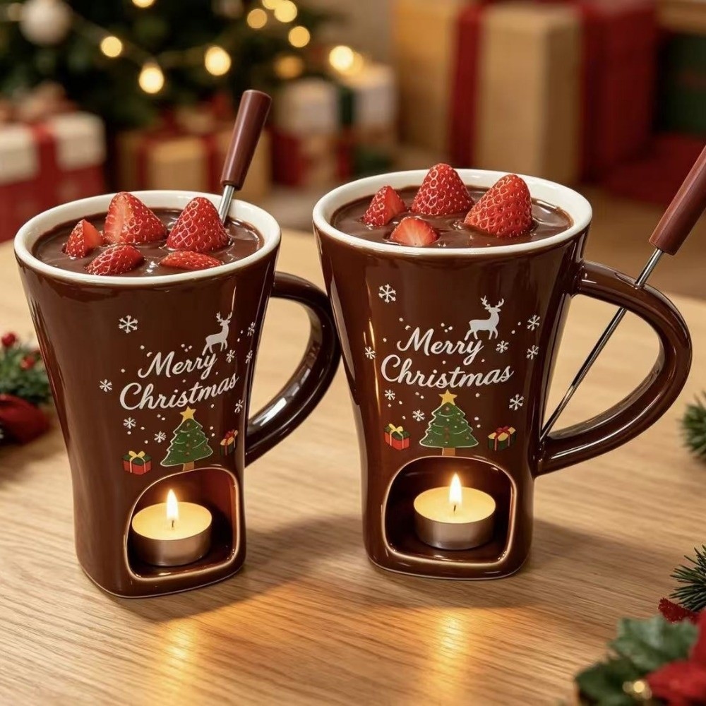 Keramische chocoladesmeltbeker - Fondue Pot Ceramic recensie en prijs