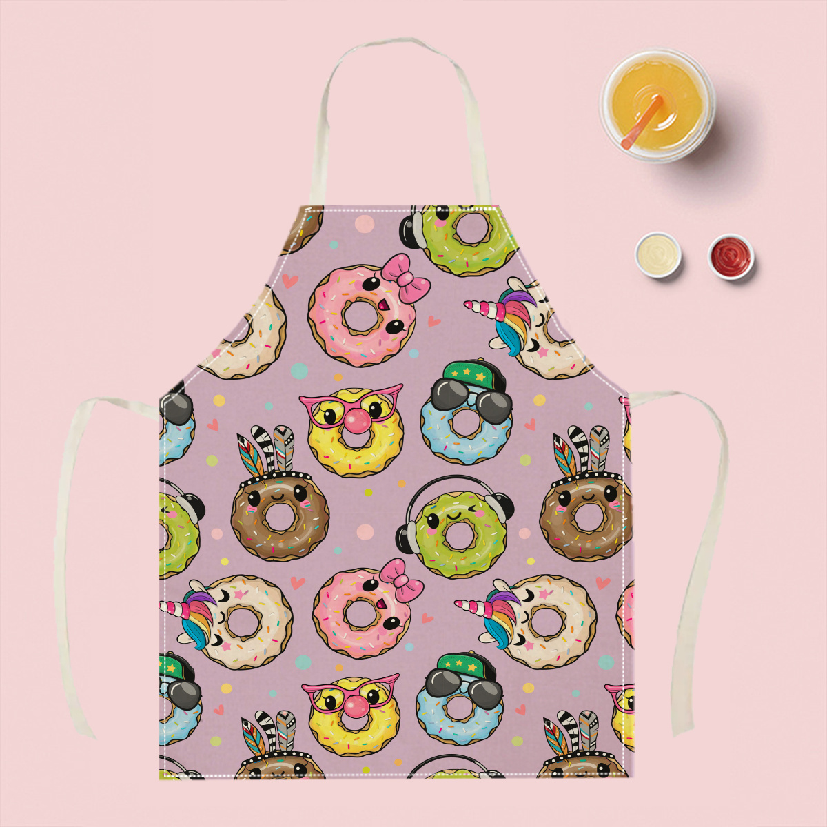 1pc Leuke Cartoon Donut Schort - Home Cooking Ideas recensie en prijs