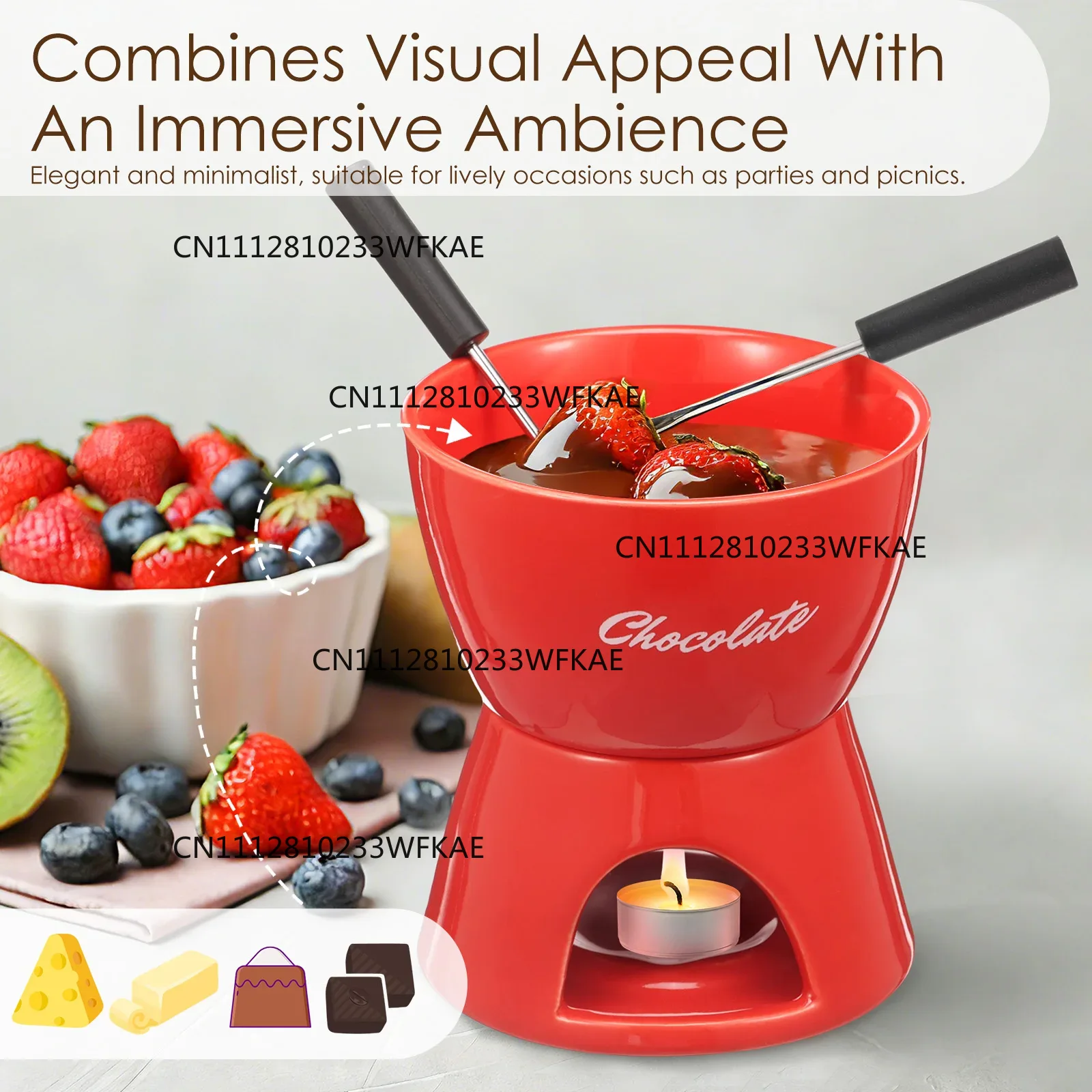 Keramische chocoladechauffeuse - Fondue Pot Ceramic recensie en prijs