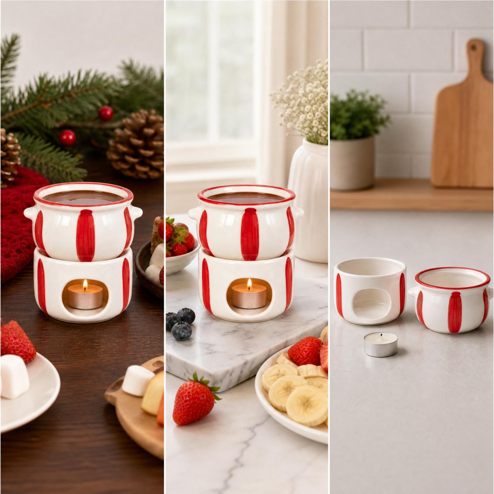 Keramische fonduepan voor choc - Fondue Pot Ceramic recensie en prijs
