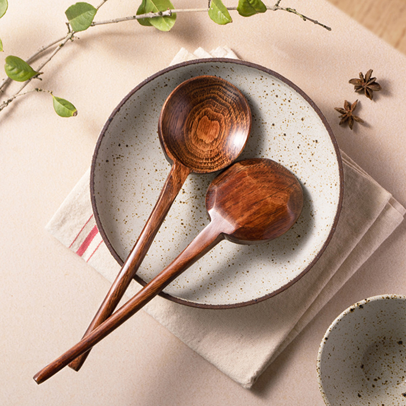 Lange Steel Ramen Houten Lepel - Home Cooking In Japanese recensie en prijs