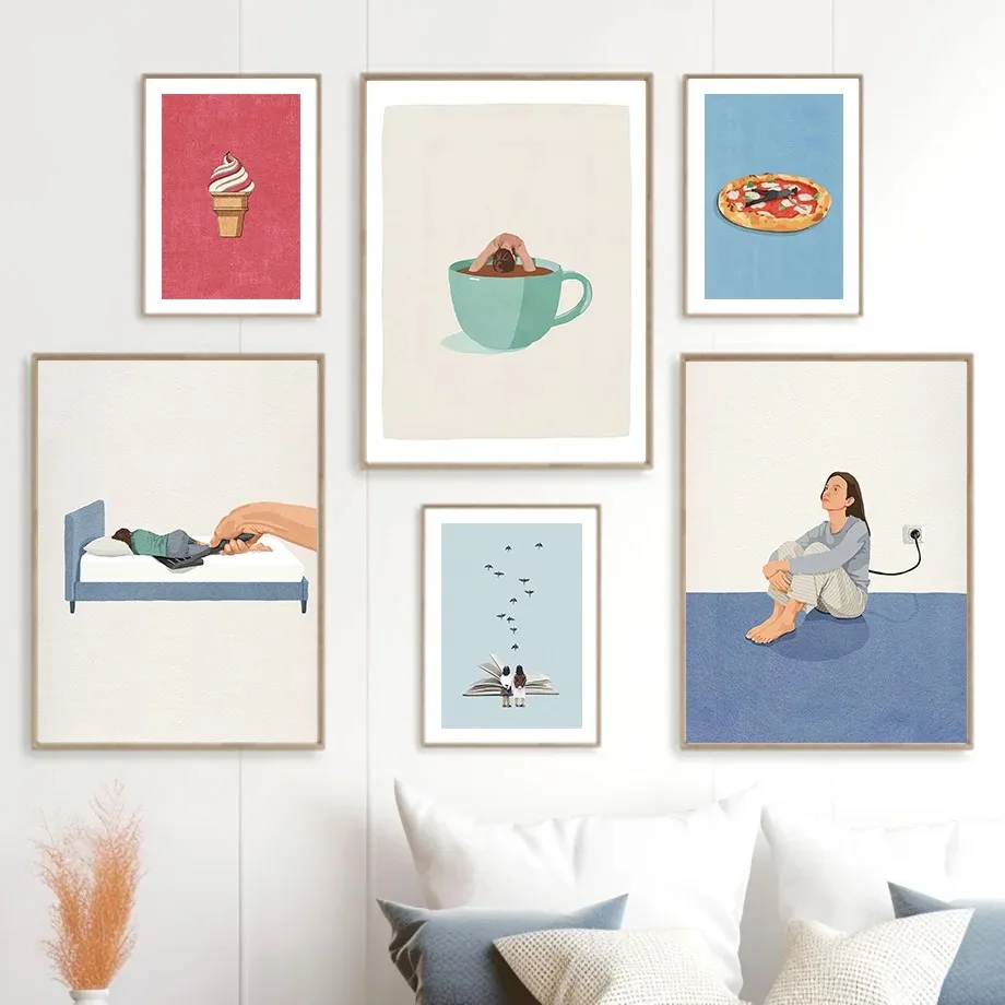 Humoristische grappige Charge  - Home Cooking Reading recensie en prijs