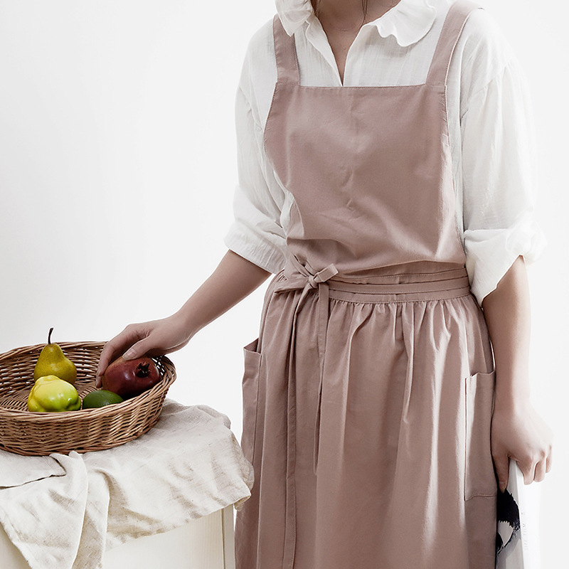 Vrouwen Katoen Linnen Bib Scho - Home Cooking In Japanese recensie en prijs