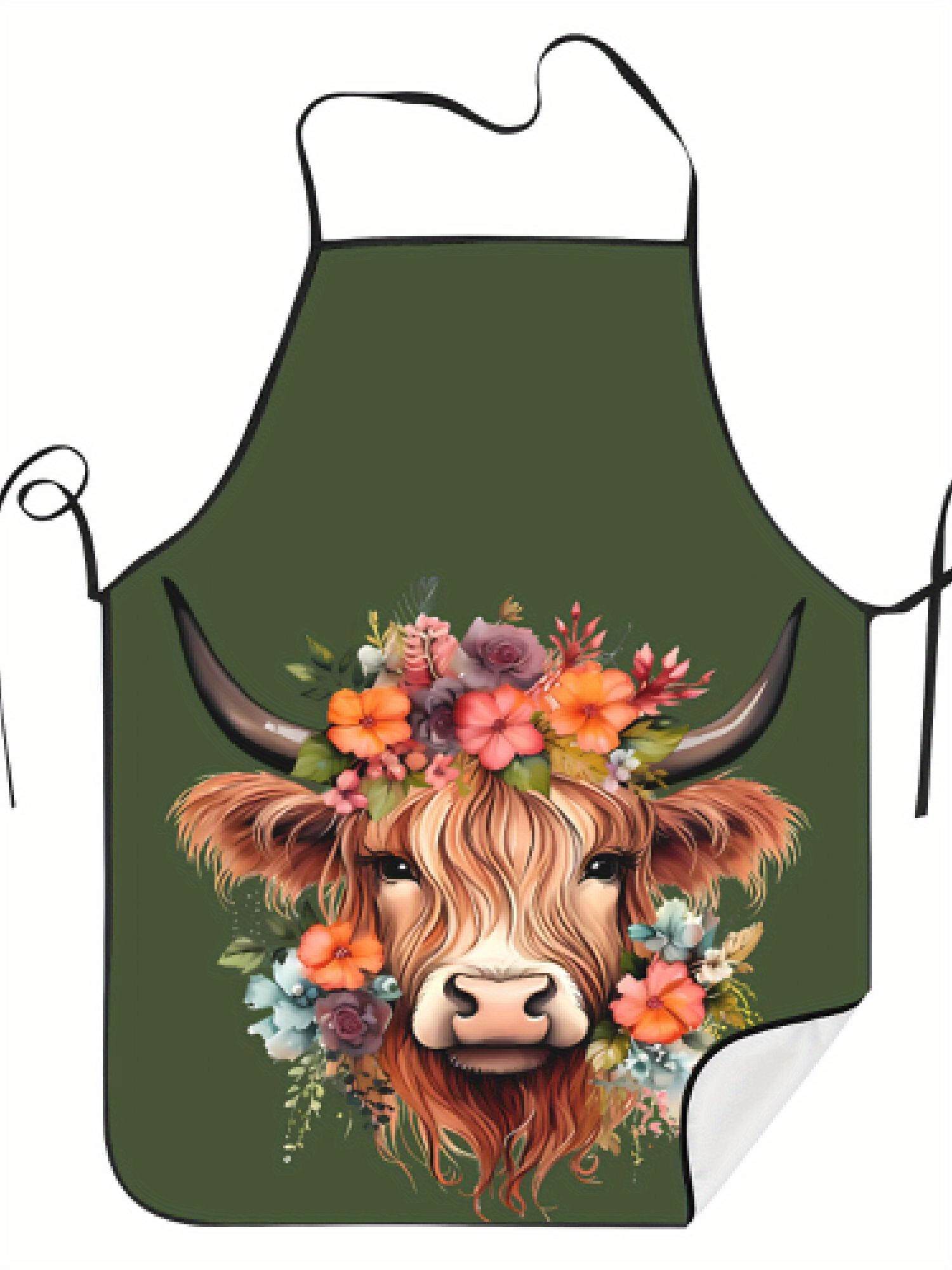 1 stuk Fun Highland Cow Floral - Home Cooking Ideas recensie en prijs