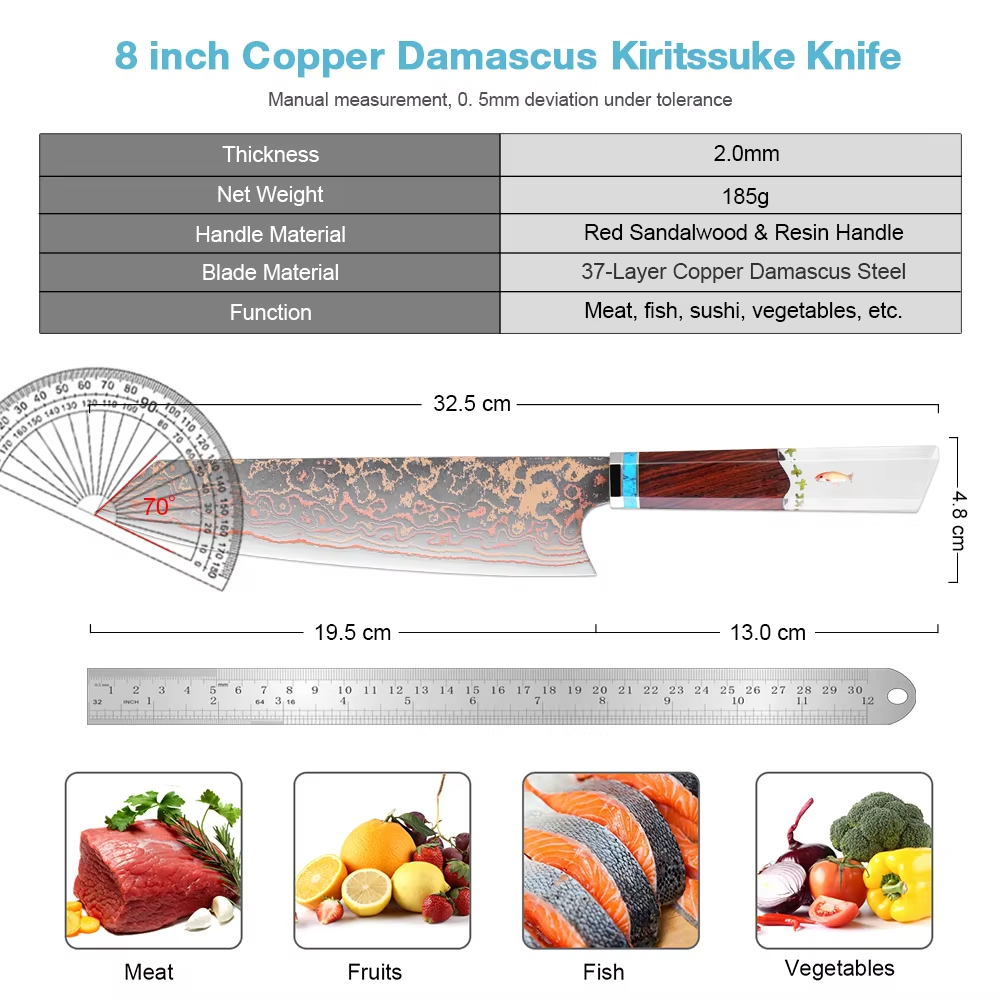 Kiritsuke koksmes, 8 inch, 37  - Home Cooking In Japanese recensie en prijs