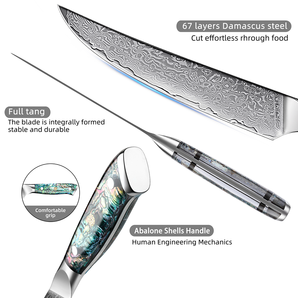 Japans Damascus Staal Utility  - Home Cooking In Japanese recensie en prijs